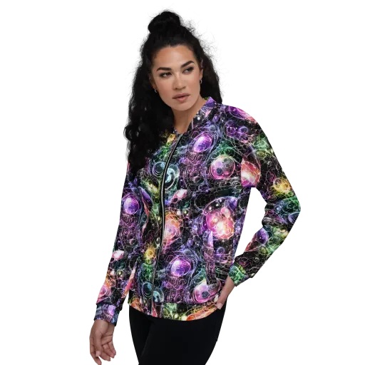 Cosmic Glass on a Bomber Jacket