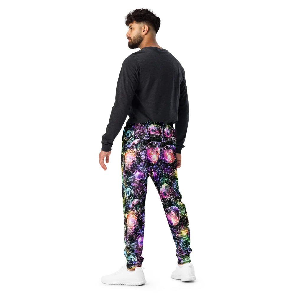 Cosmic Glass on Men's Joggers — Back