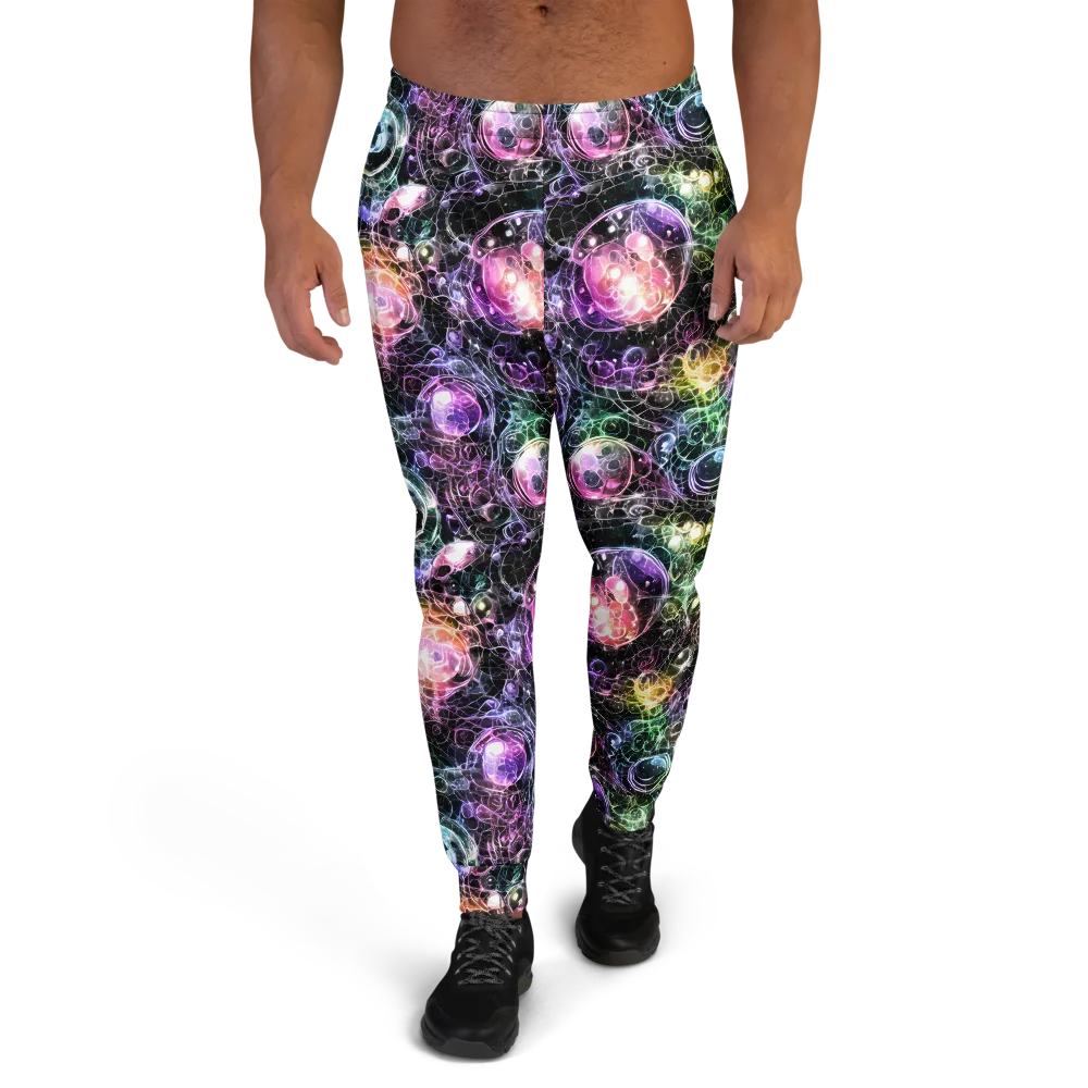Cosmic Glass on Men's Joggers — Front