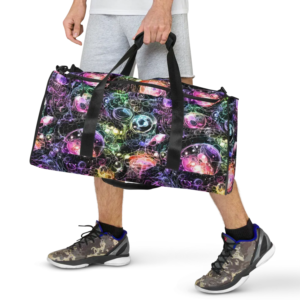 Cosmic Glass on Duffle Bag — Front