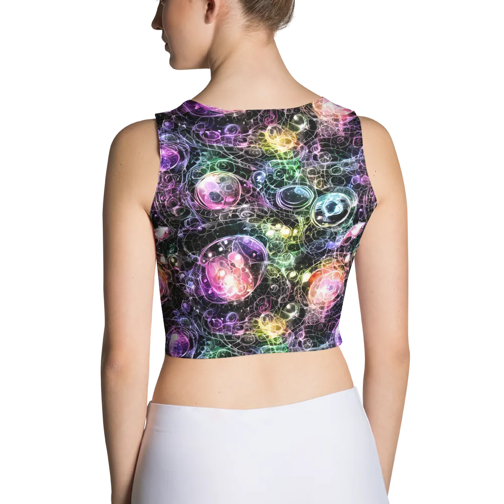 Cosmic Glass on Crop Top — Back
