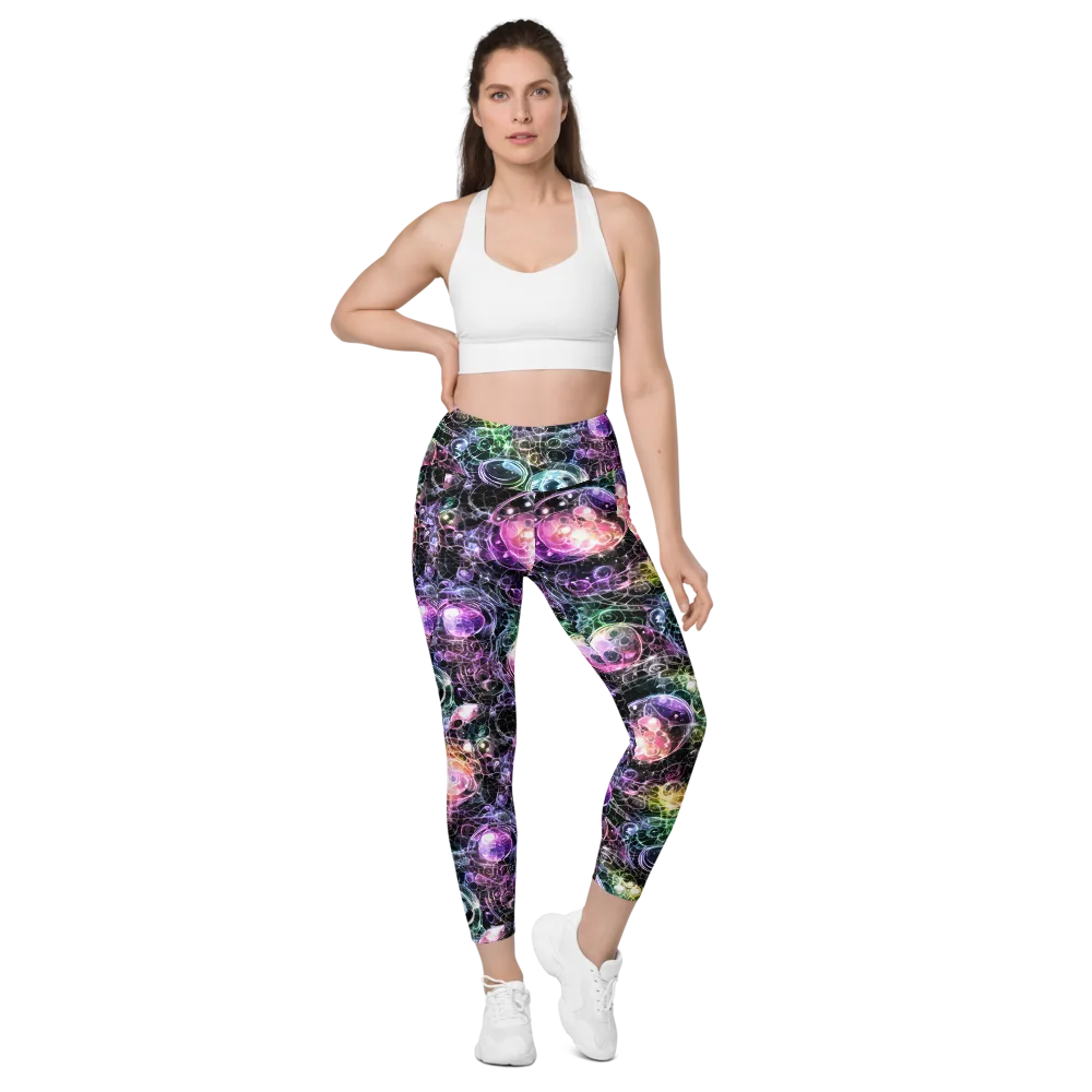 Cosmic Glass on Leggings with Pockets — Front