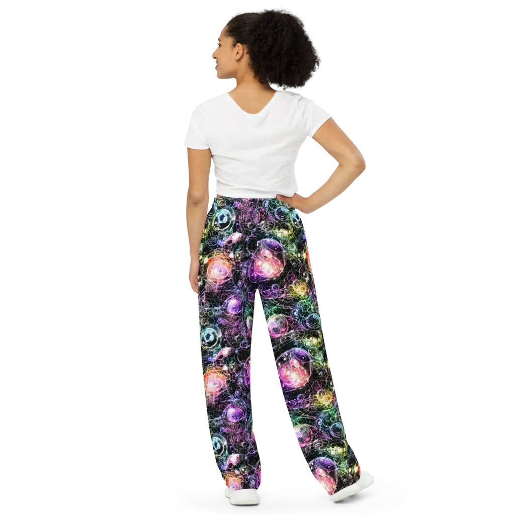 Cosmic Glass on Wide-Leg Pants — Back