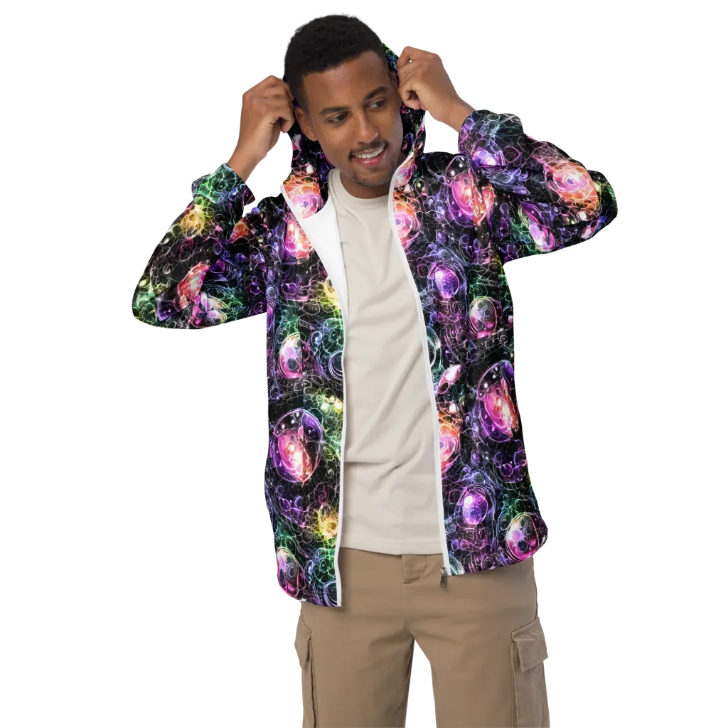 Cosmic Glass on Men's Windbreaker — Front