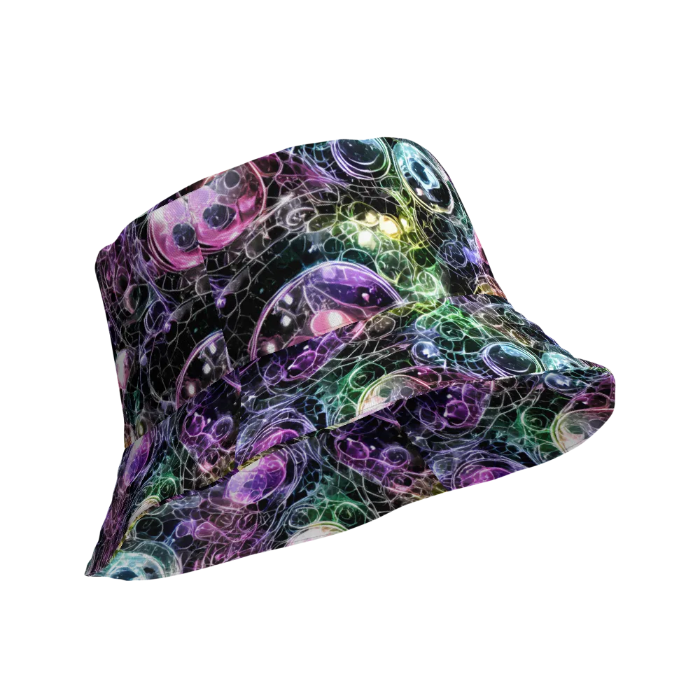 Cosmic Glass on Reversible Bucket Hat — Product details Outside