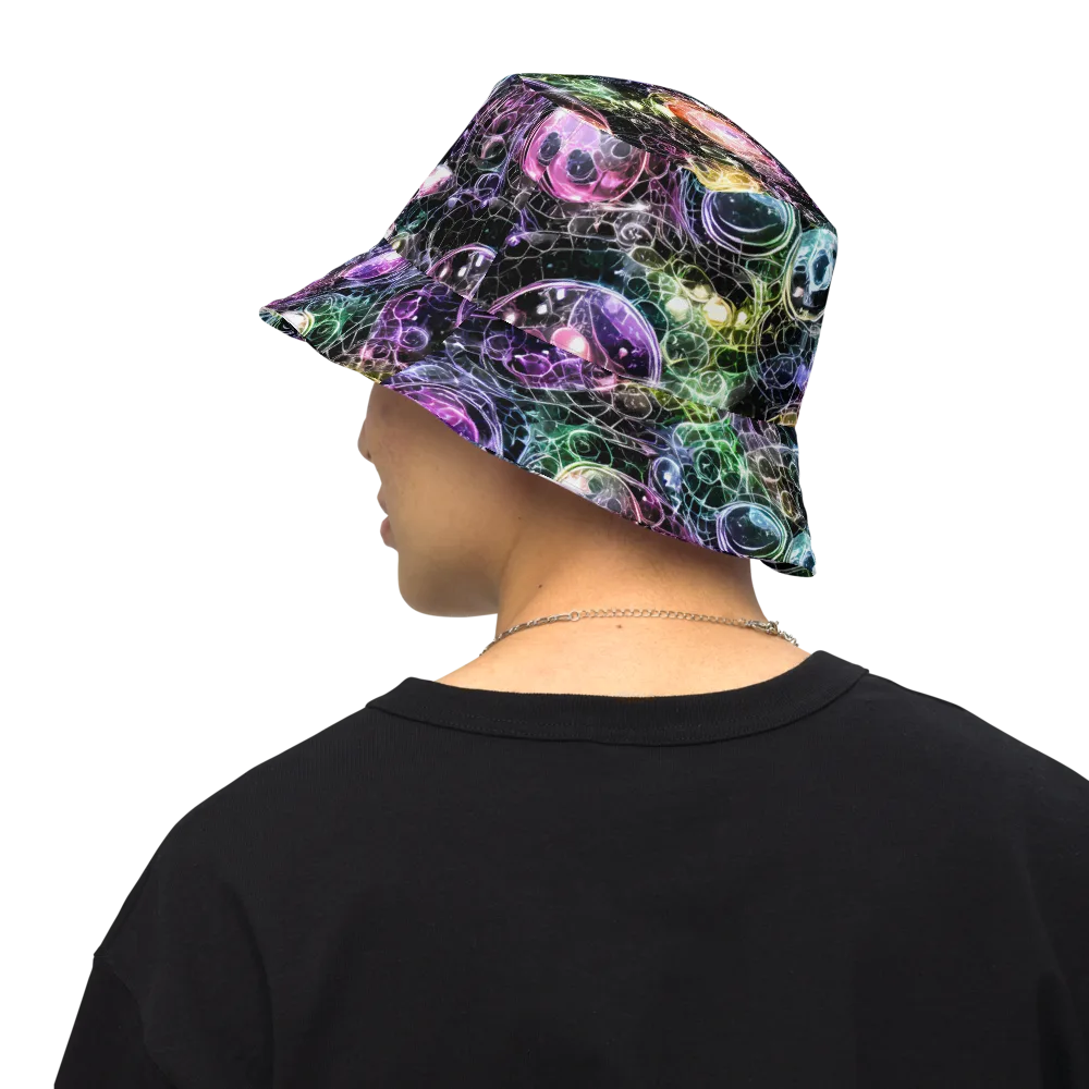 Cosmic Glass on Reversible Bucket Hat — Back Inside