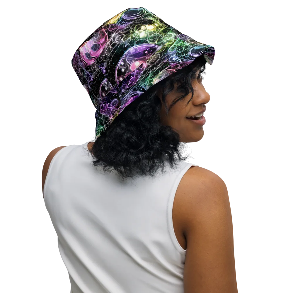 Cosmic Glass on Reversible Bucket Hat — Right Outside