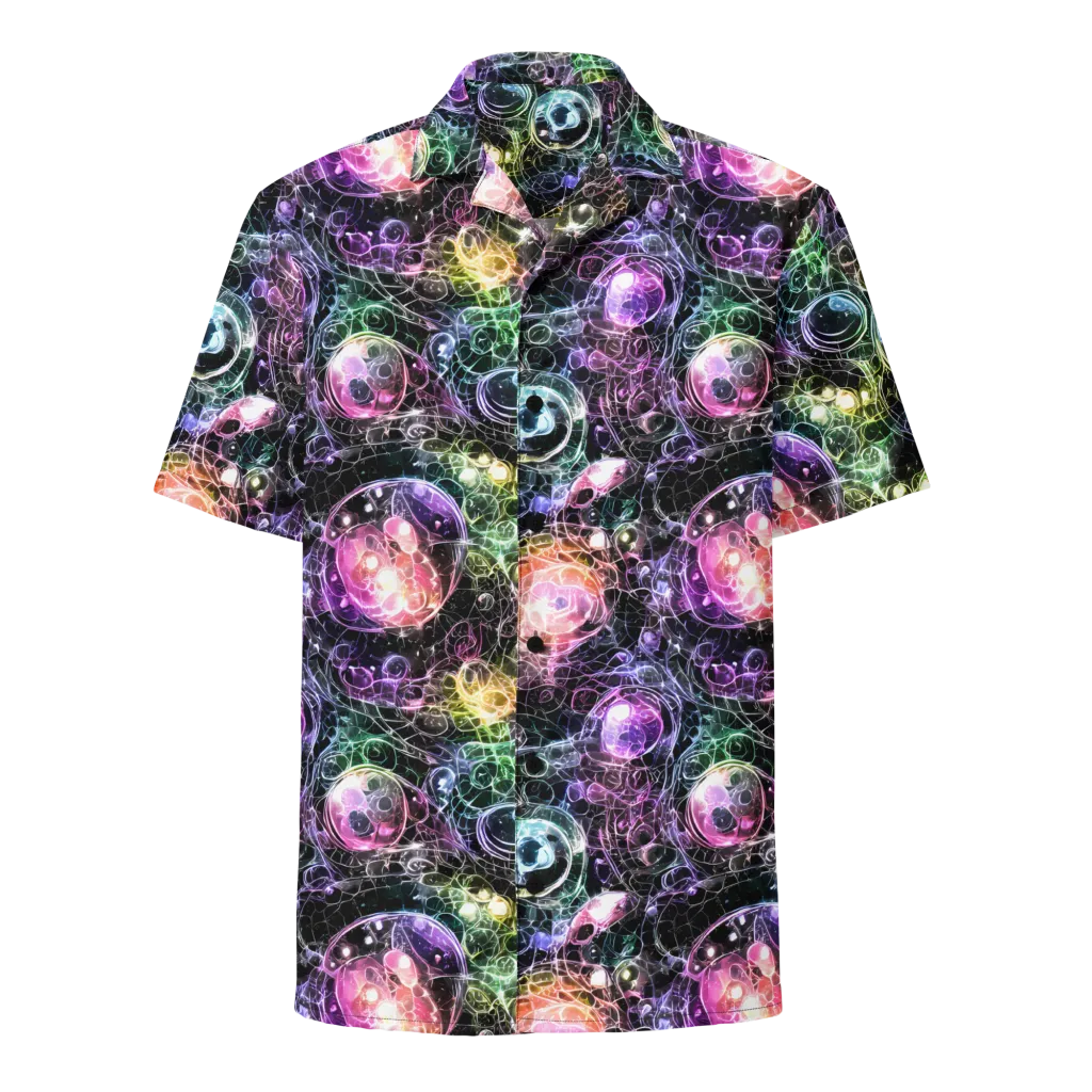 Cosmic Glass on Button Shirt — Front