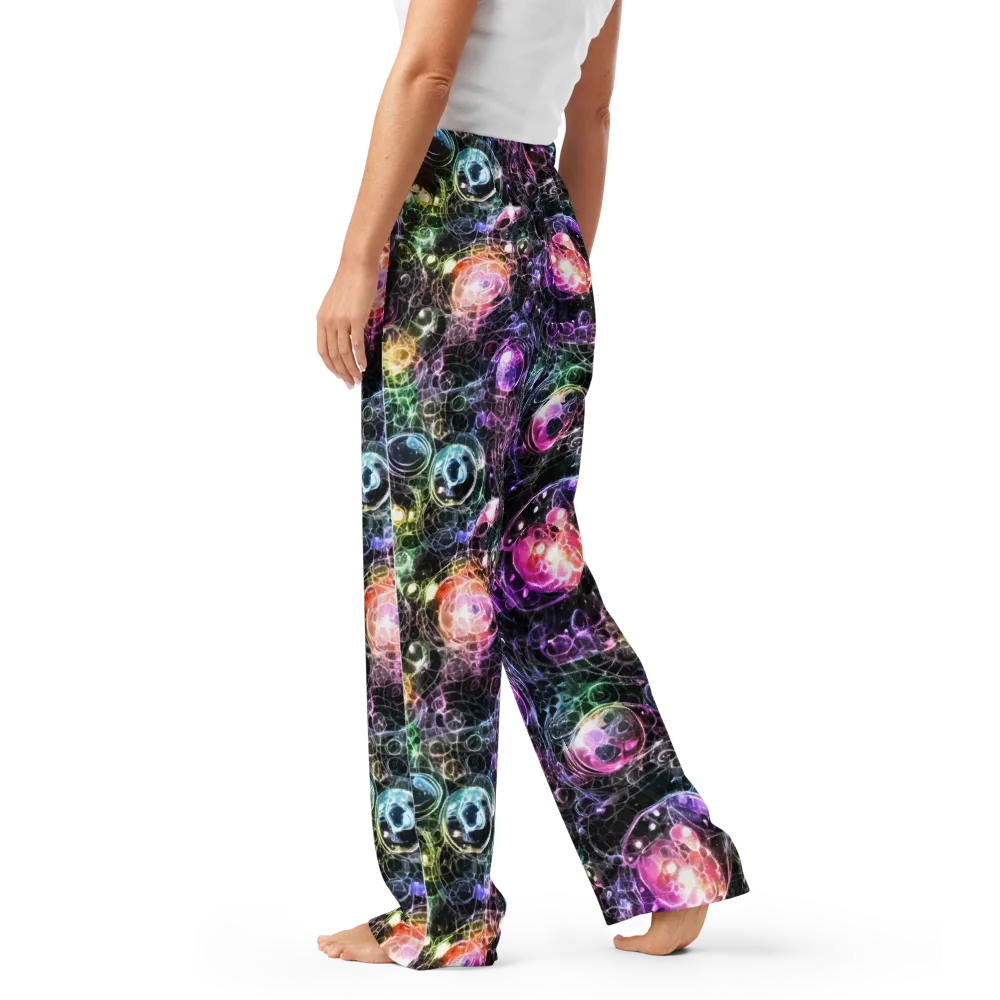 Cosmic Glass on Women's Pajama Pants — Left