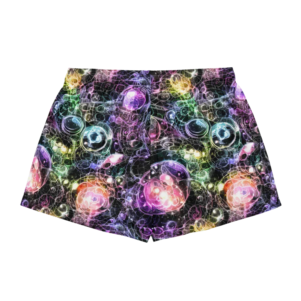 Cosmic Glass on Women's Pajama Shorts — Back