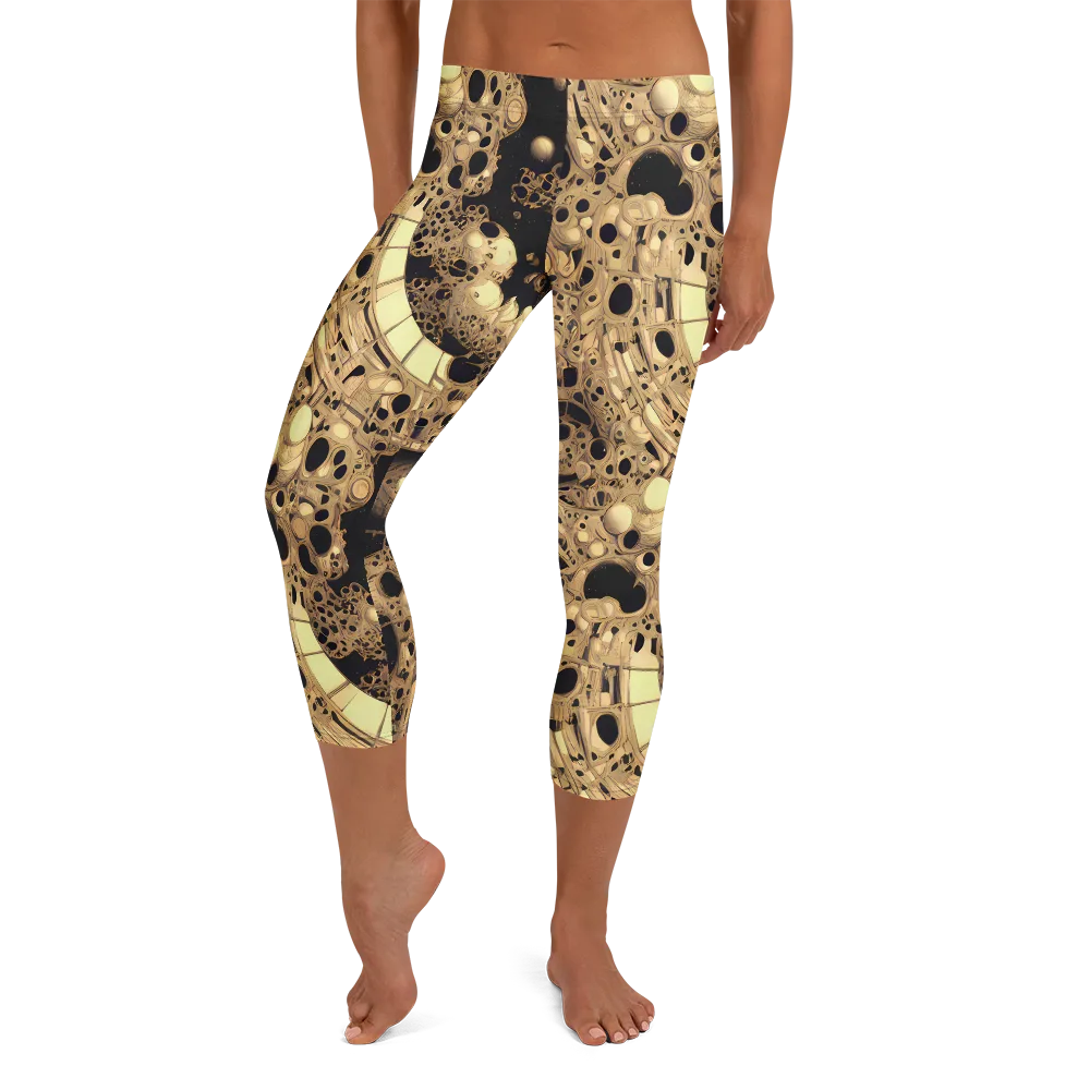 Baroque Orbit on Capri Leggings — Front