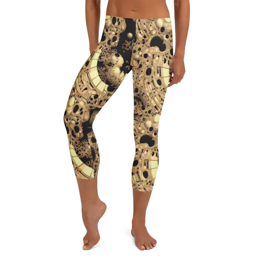 Baroque Orbit on a Capri Leggings