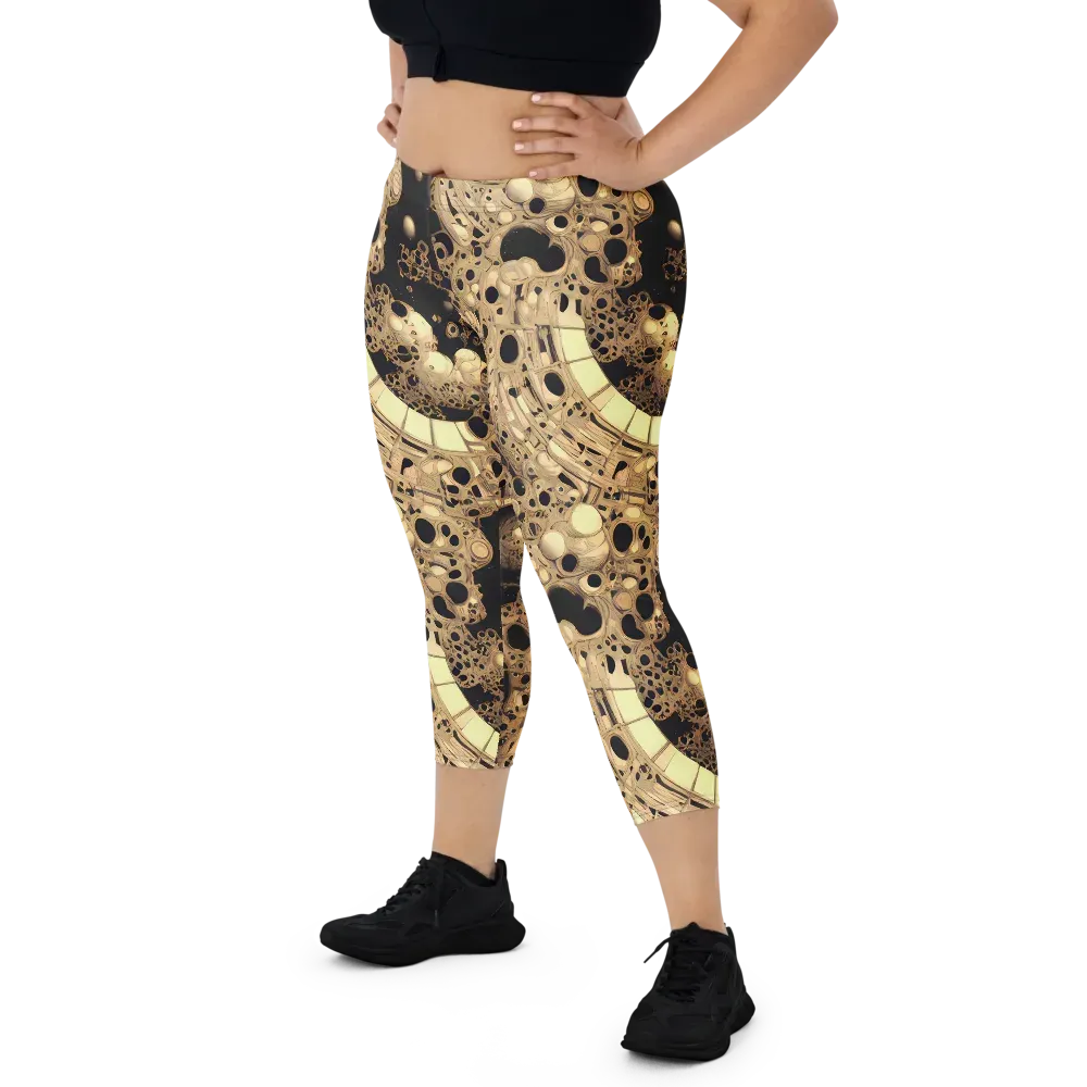 Baroque Orbit on Capri Leggings — Front