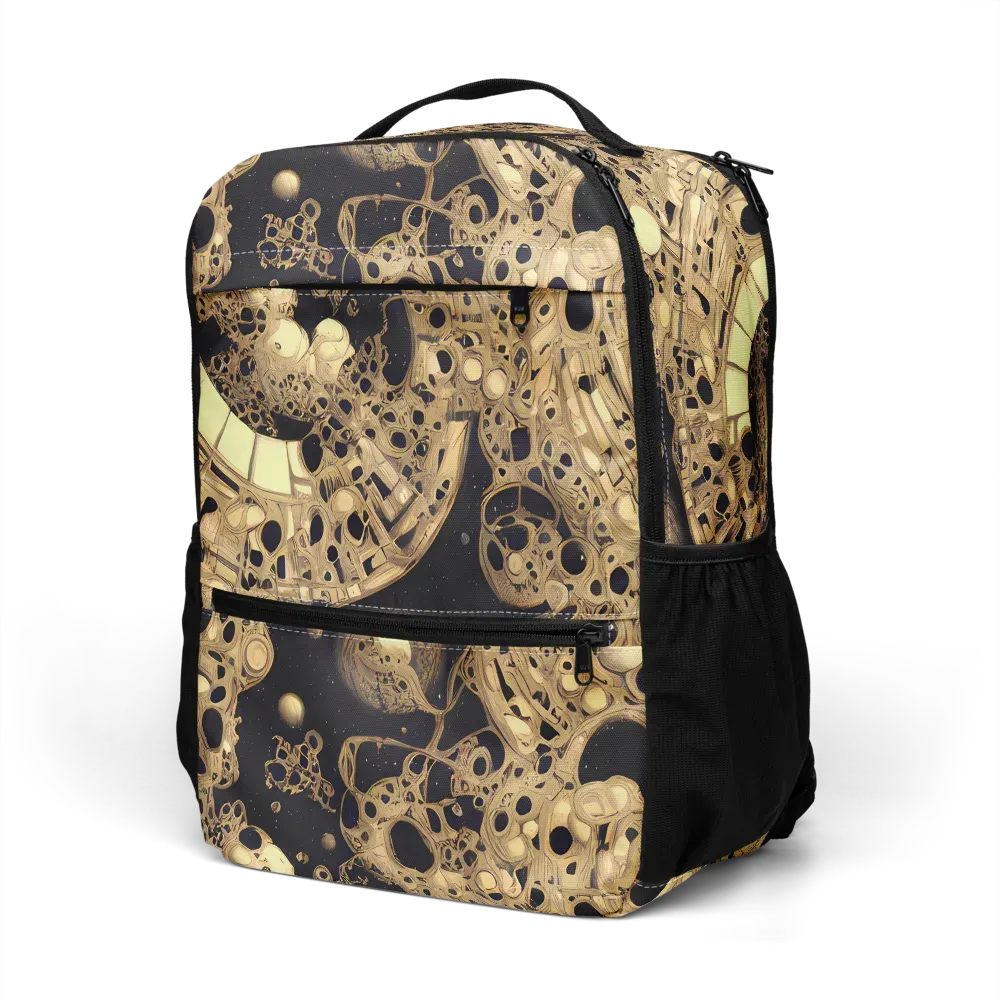 Baroque Orbit on Utility Backpack — Left Front