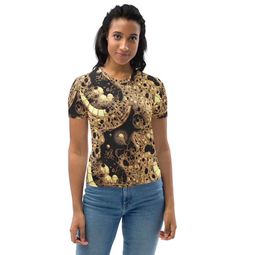 Baroque Orbit on Women's Crew Neck T-Shirt — Front