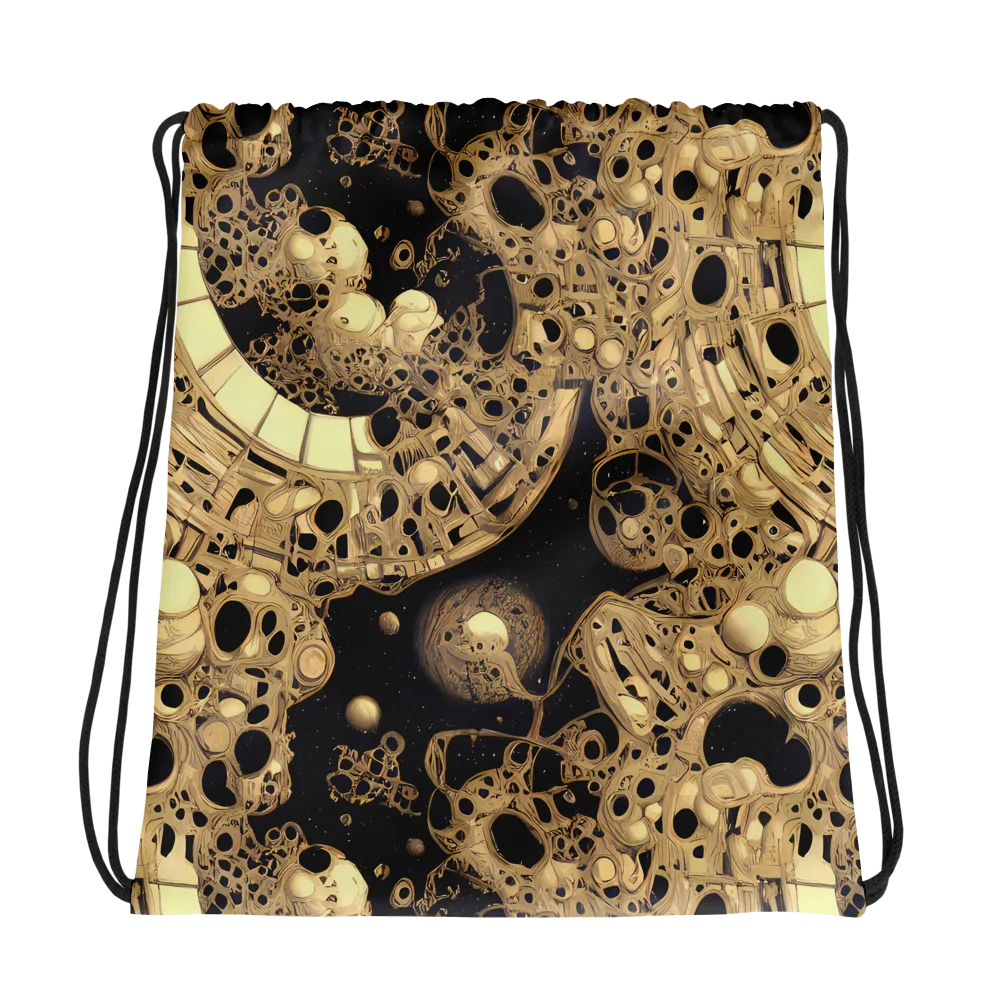 Baroque Orbit on Drawstring Bag — Photo