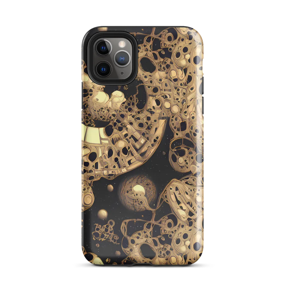 Baroque Orbit on Tough Case for iPhone® — Front