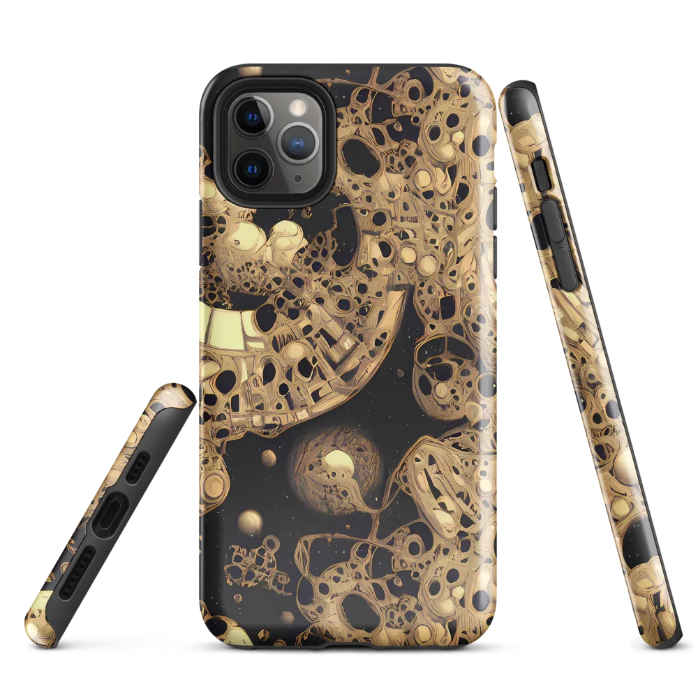 Baroque Orbit on Tough Case for iPhone® — Front