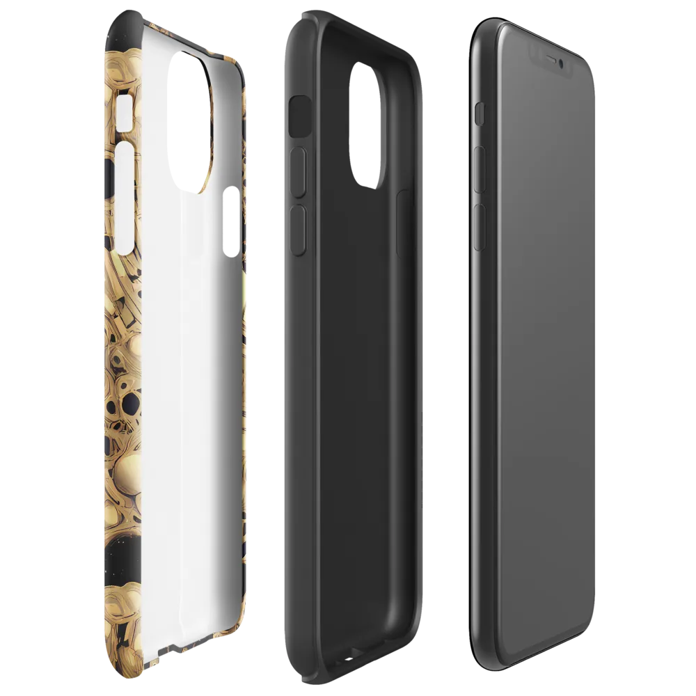 Baroque Orbit on Tough Case for iPhone® — Right
