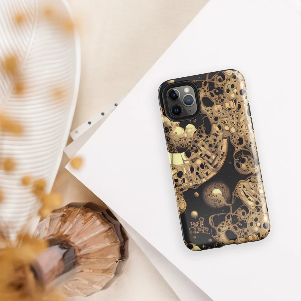 Baroque Orbit on Tough Case for iPhone® — Front