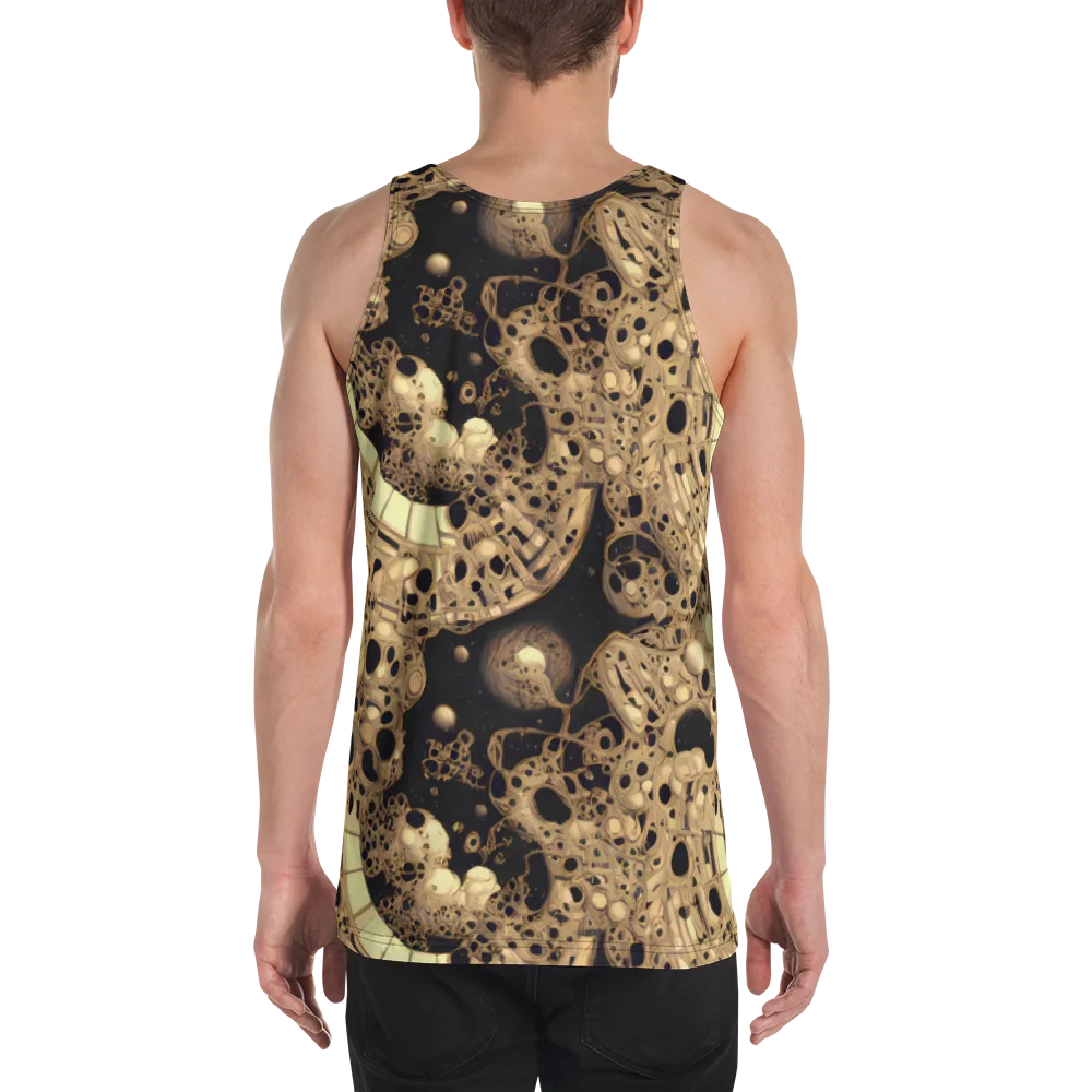 Baroque Orbit on Men's Tank Top — Back