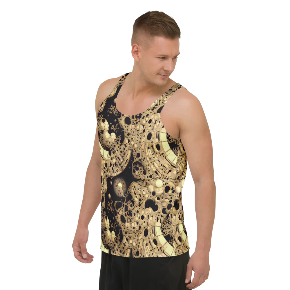 Baroque Orbit on Men's Tank Top — Left Front