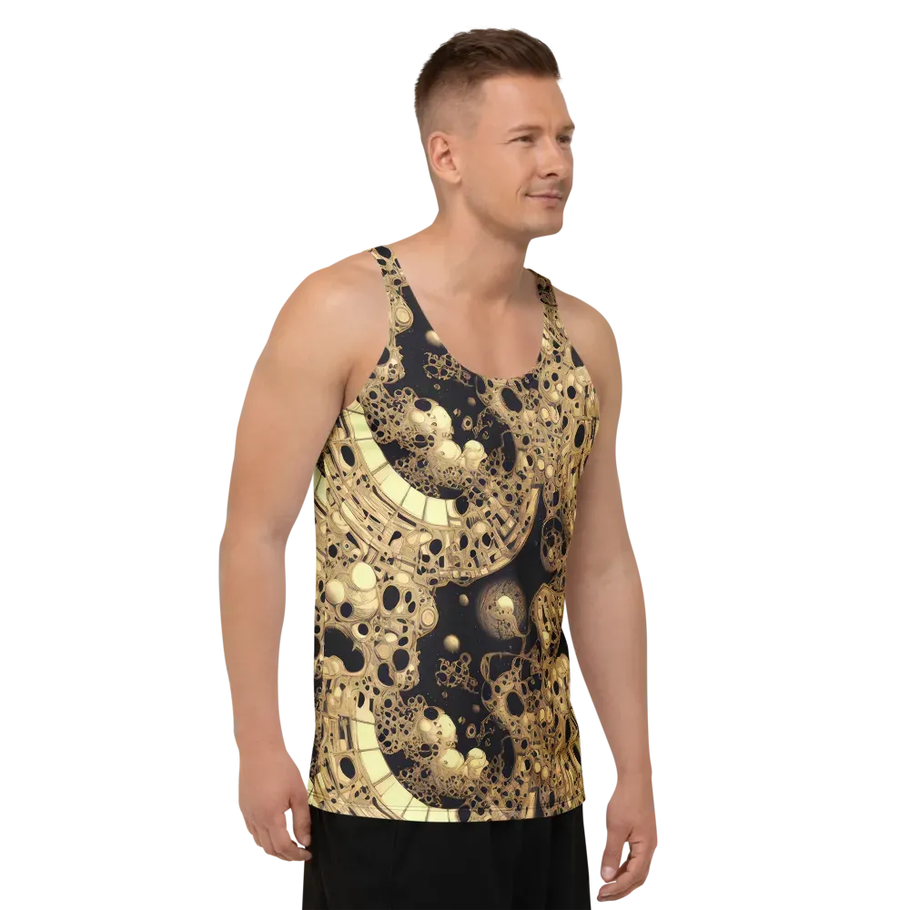 Baroque Orbit on Men's Tank Top — Right Front