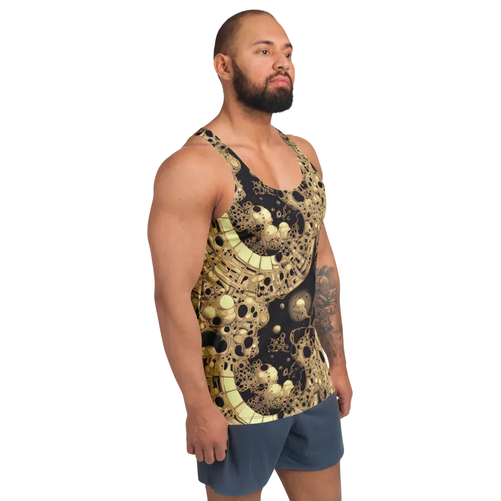 Baroque Orbit on Men's Tank Top — Right Front
