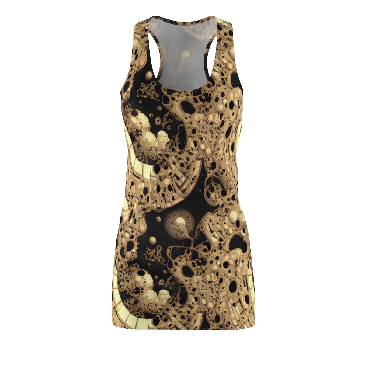 Baroque Orbit on Racerback Dress — Front