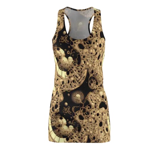 Baroque Orbit on a Racerback Dress