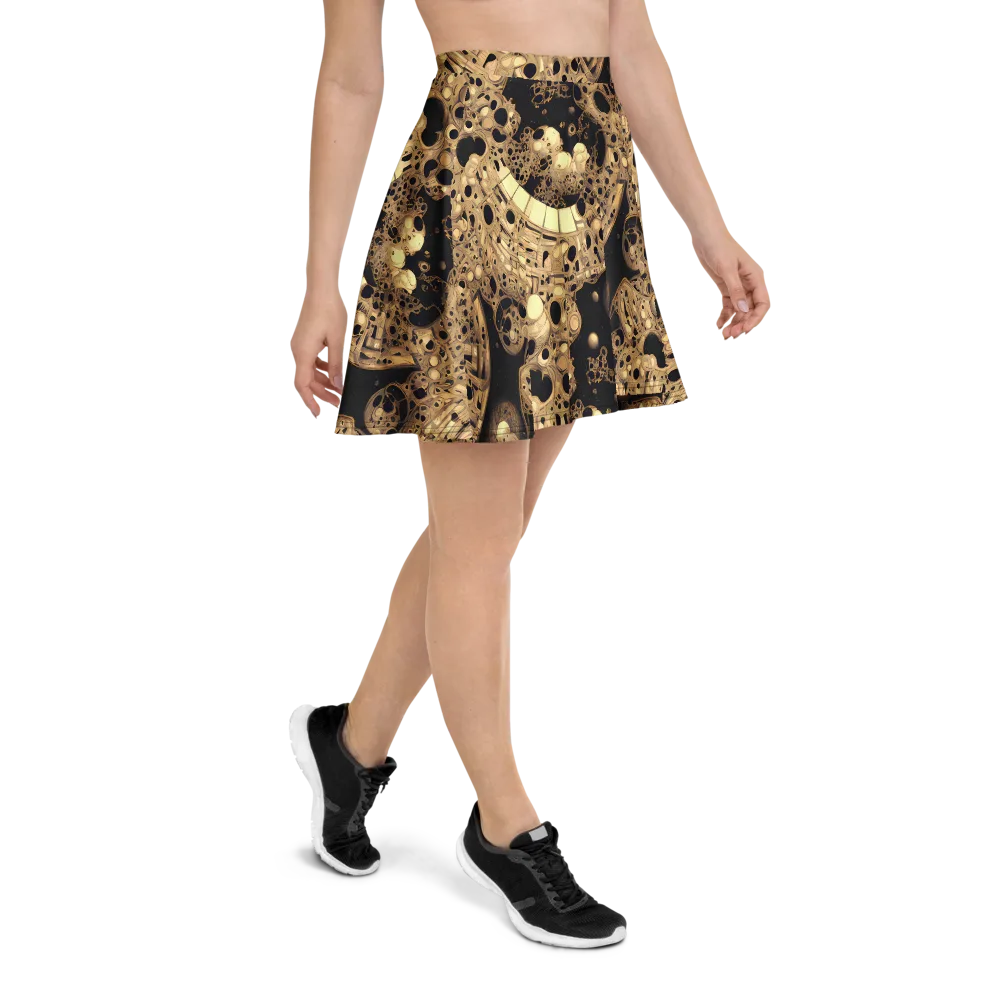 Baroque Orbit on Skater Skirt — Right