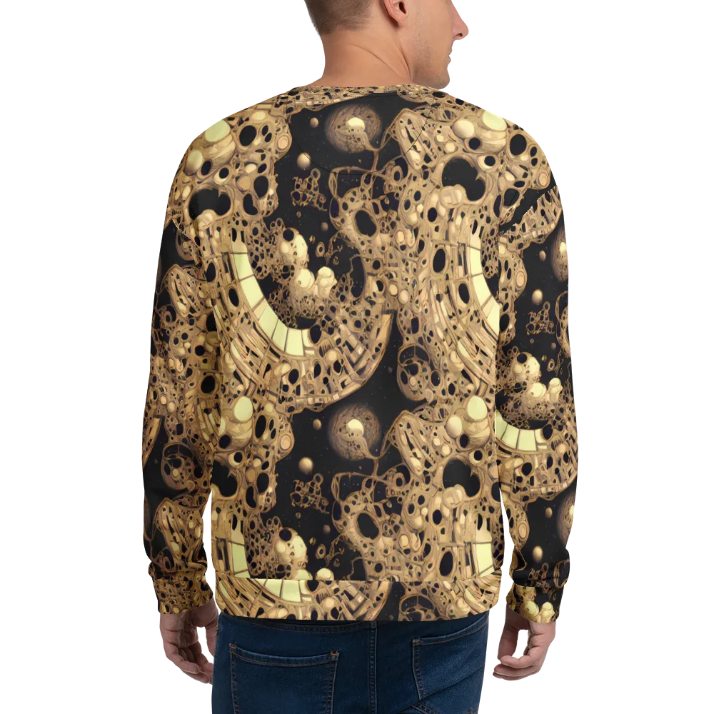 Baroque Orbit on Sweatshirt — Back