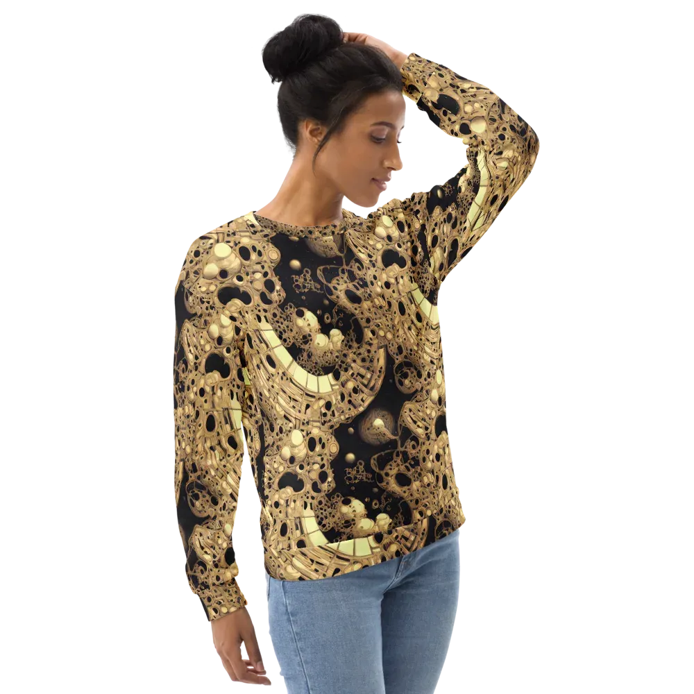 Baroque Orbit on Sweatshirt — Right Front