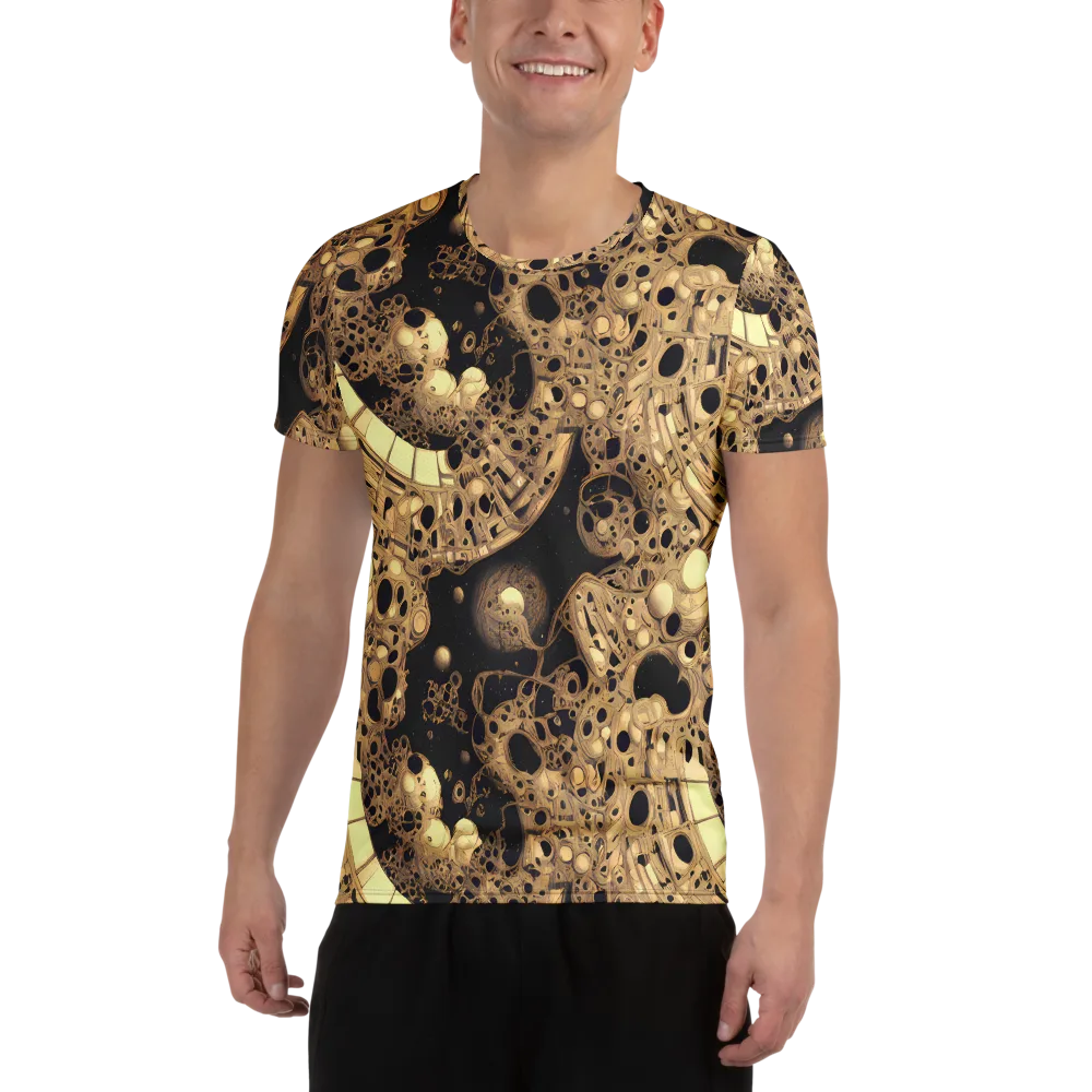 Baroque Orbit on Men's Athletic T-Shirt — Front