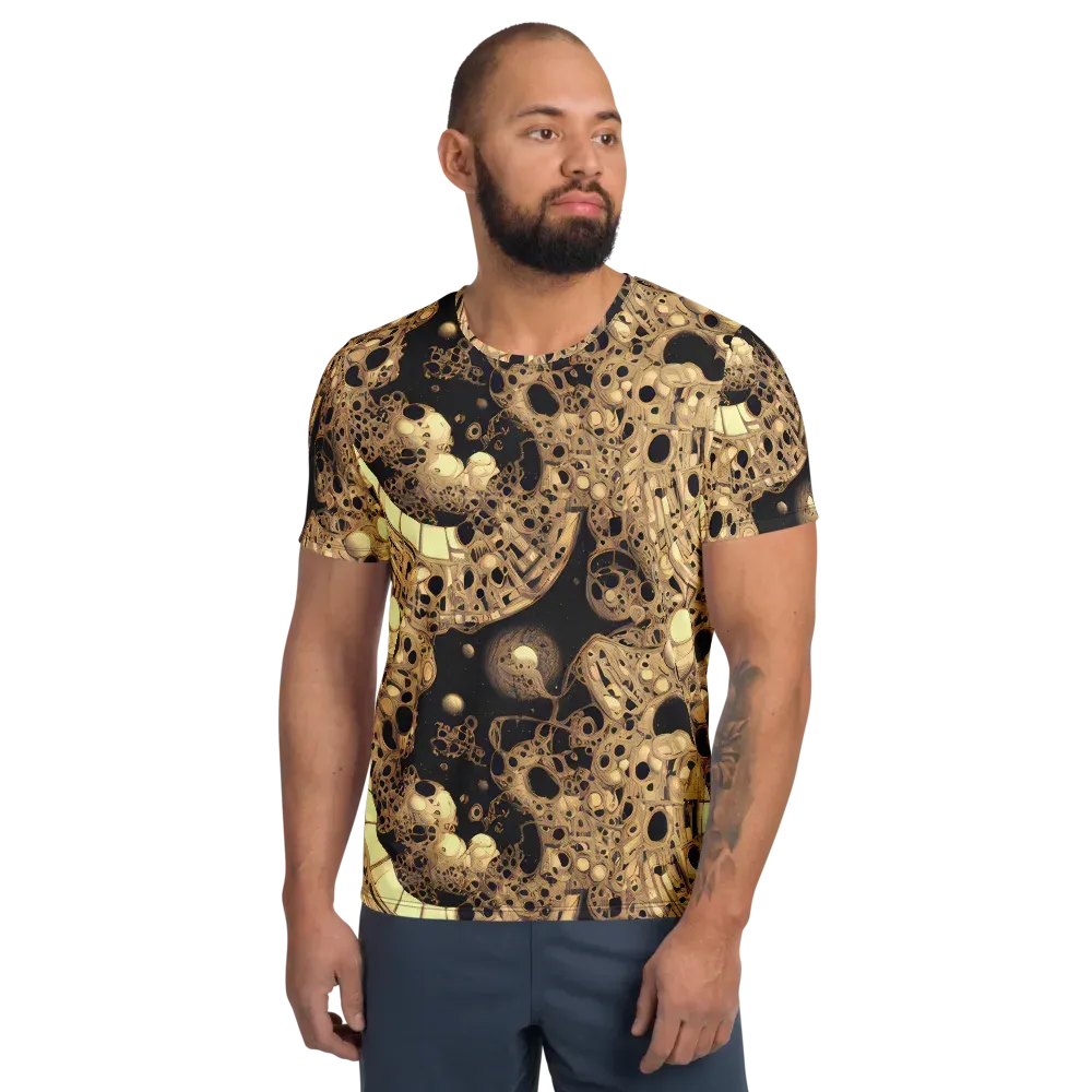 Baroque Orbit on Men's Athletic T-Shirt — Front