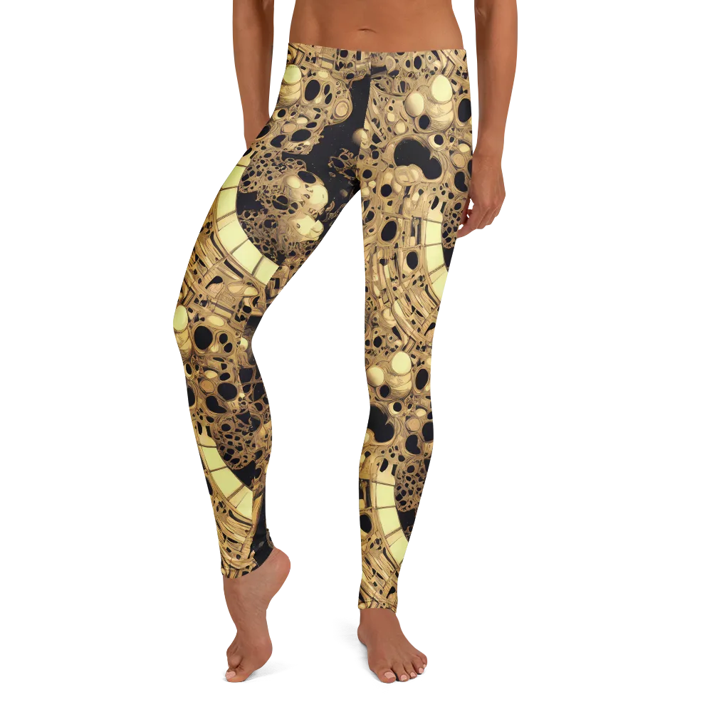 Baroque Orbit on Leggings — Front