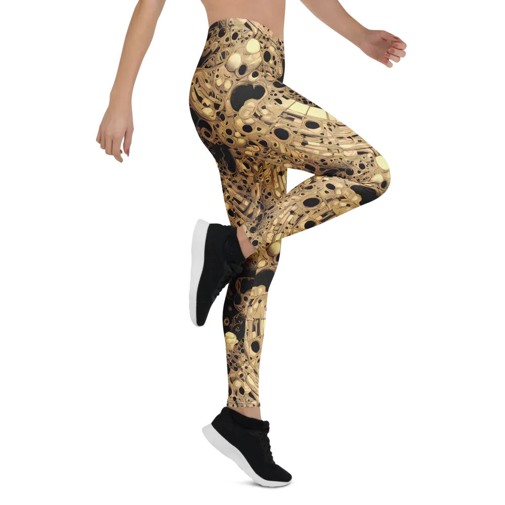 Baroque Orbit on Leggings — Right