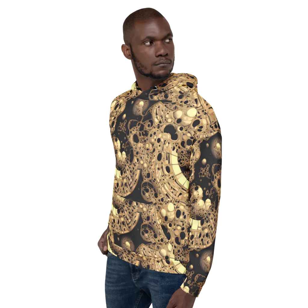Baroque Orbit on Hoodie — Left