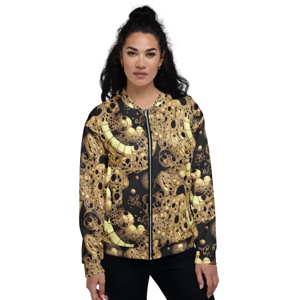 Baroque Orbit on Bomber Jacket — Front