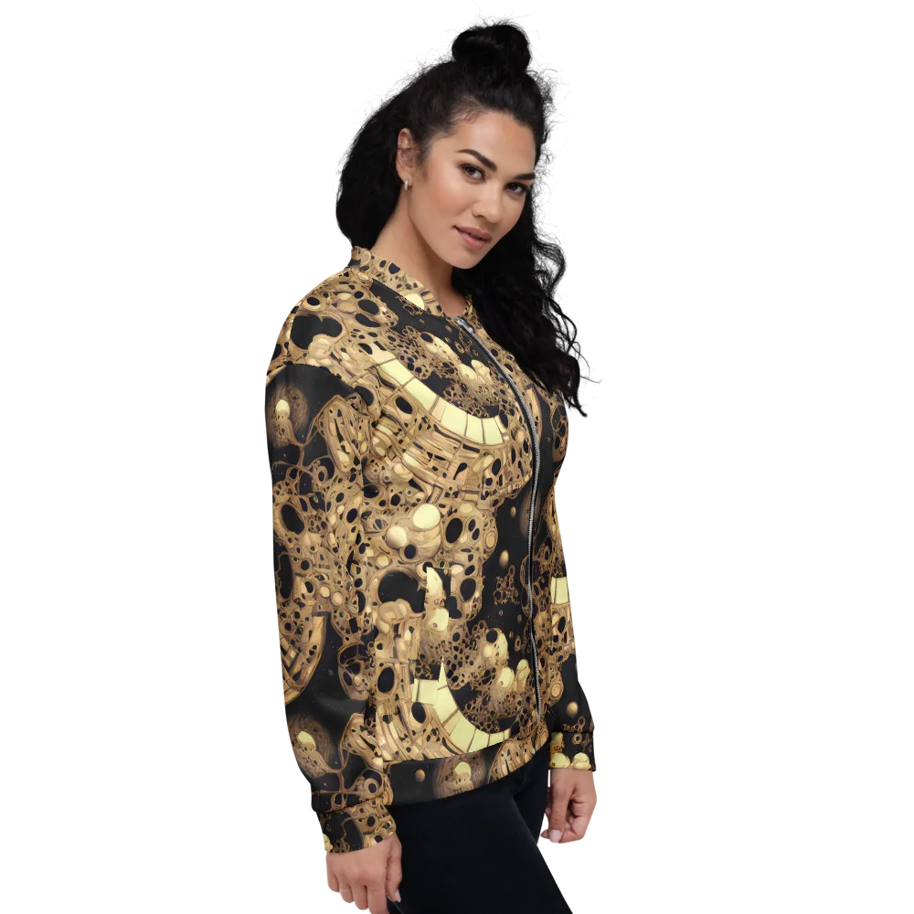 Baroque Orbit on Bomber Jacket — Right