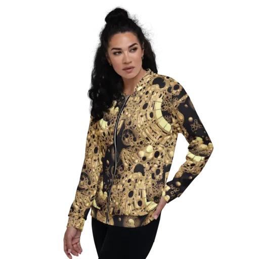 Baroque Orbit on a Bomber Jacket