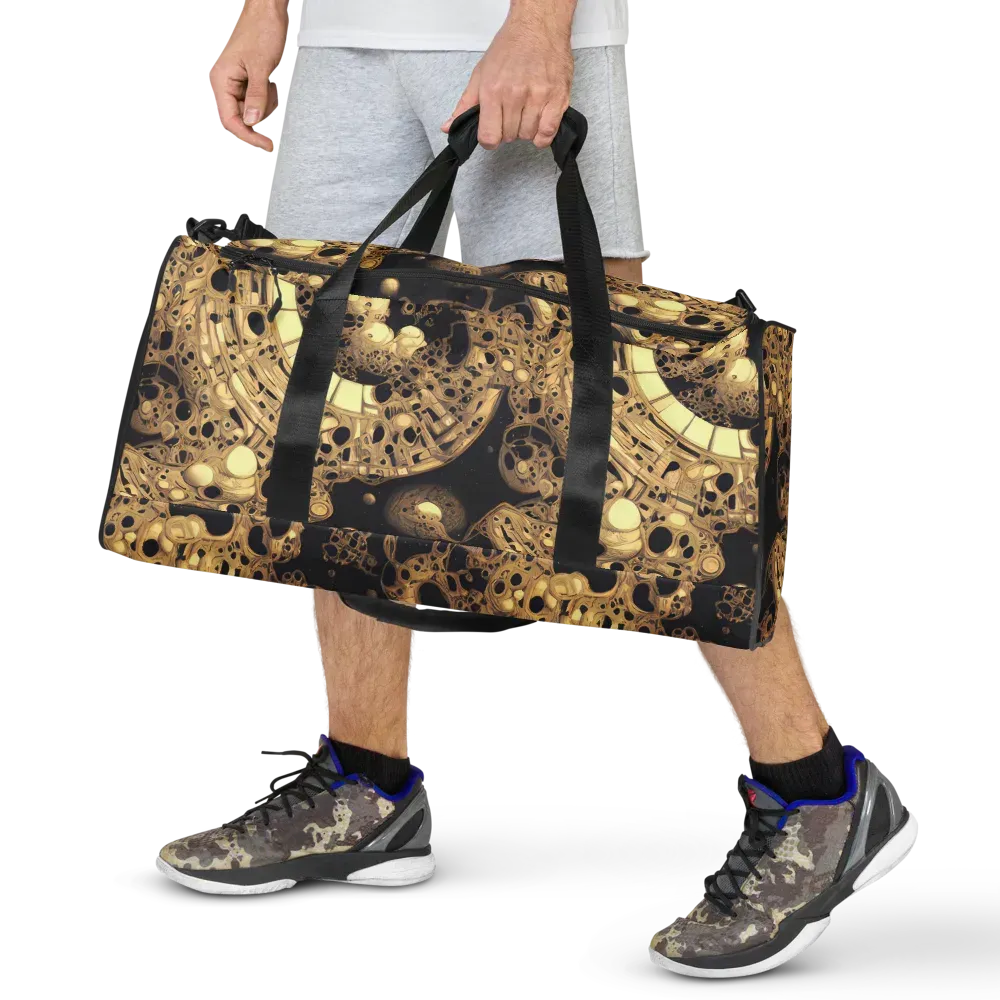 Baroque Orbit on Duffle Bag — Front