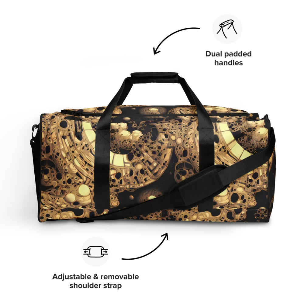 Baroque Orbit on Duffle Bag — Front