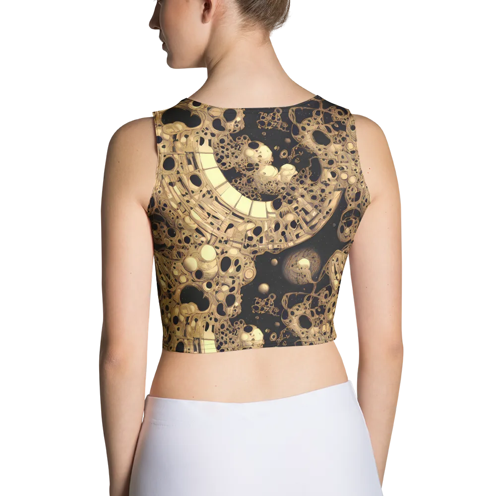 Baroque Orbit on Crop Top — Back