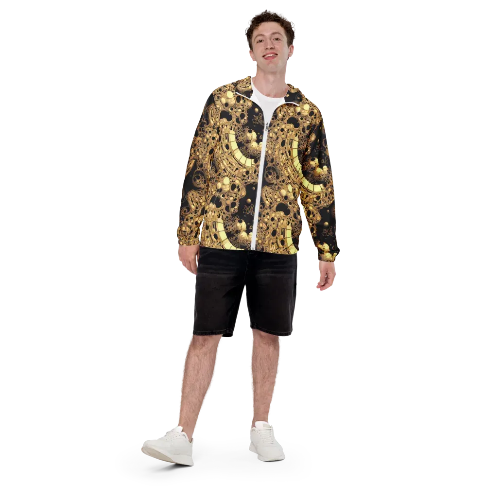 Baroque Orbit on Men's Windbreaker — Front