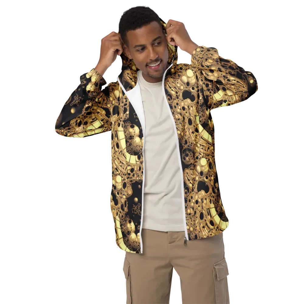 Baroque Orbit on Men's Windbreaker — Front