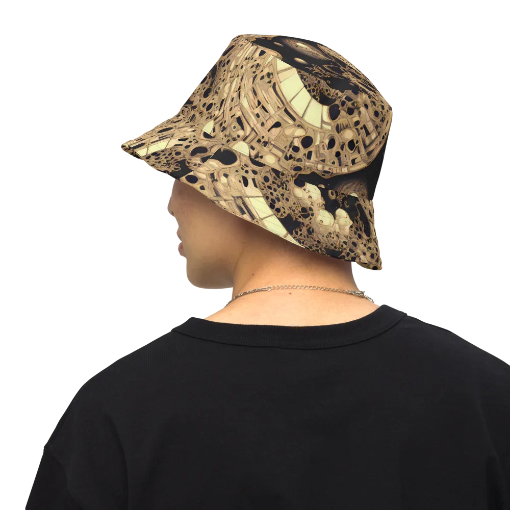 Baroque Orbit on Reversible Bucket Hat — Back Inside