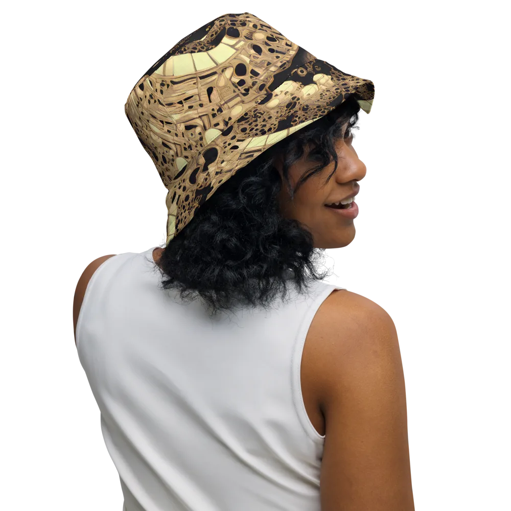 Baroque Orbit on Reversible Bucket Hat — Right Outside