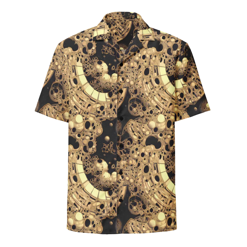 Baroque Orbit on Button Shirt — Front