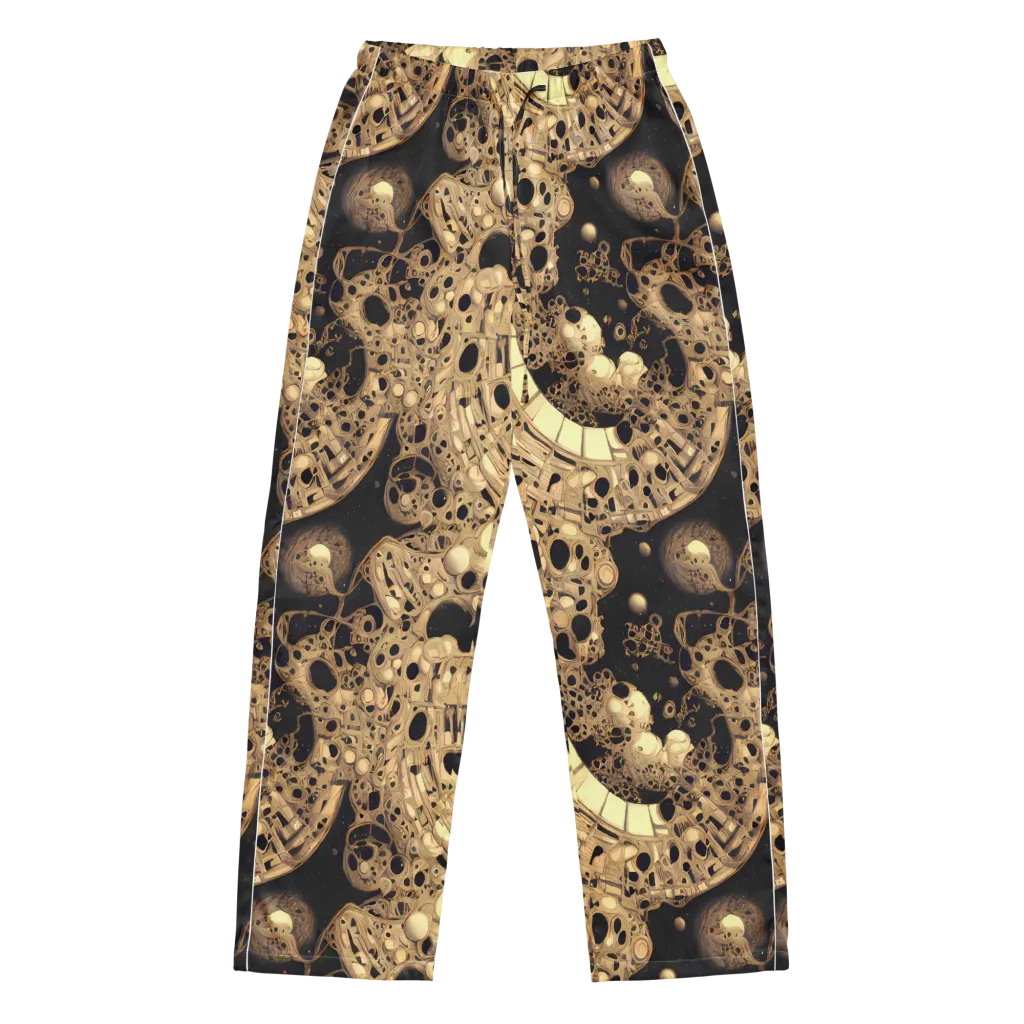 Baroque Orbit on Women's Pajama Pants — Front
